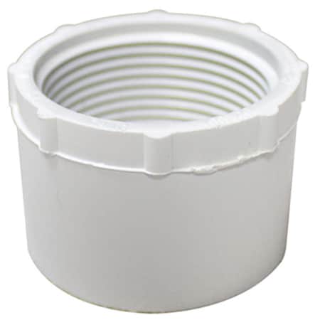 Genova 34224 2 in. PVC x 1.25 in. Female Iron Pipe Pressure PVC Flush Bushing 161489